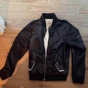 Stylish Black Bomber Jacket